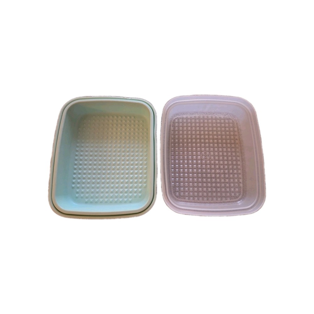 Tupperware‎ Large Marinating Tenderizer Container 1295-1--TEAL